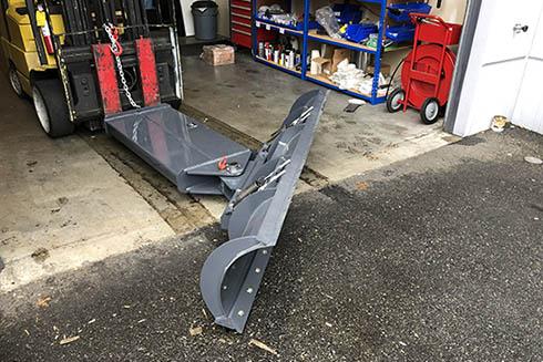 Forklift Snowplow